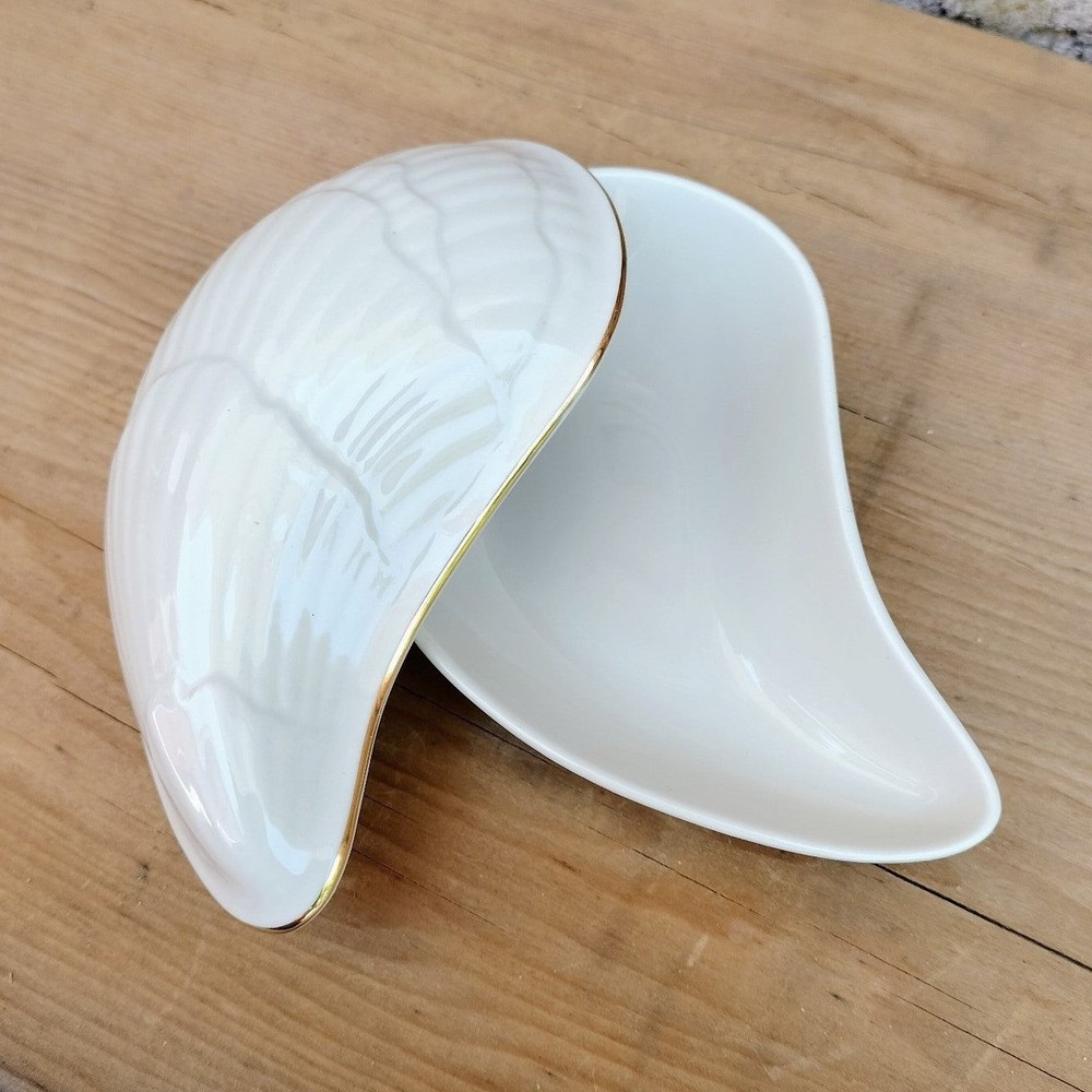 Lenox Ceramic Japanese Shell Dish Set Home Decor